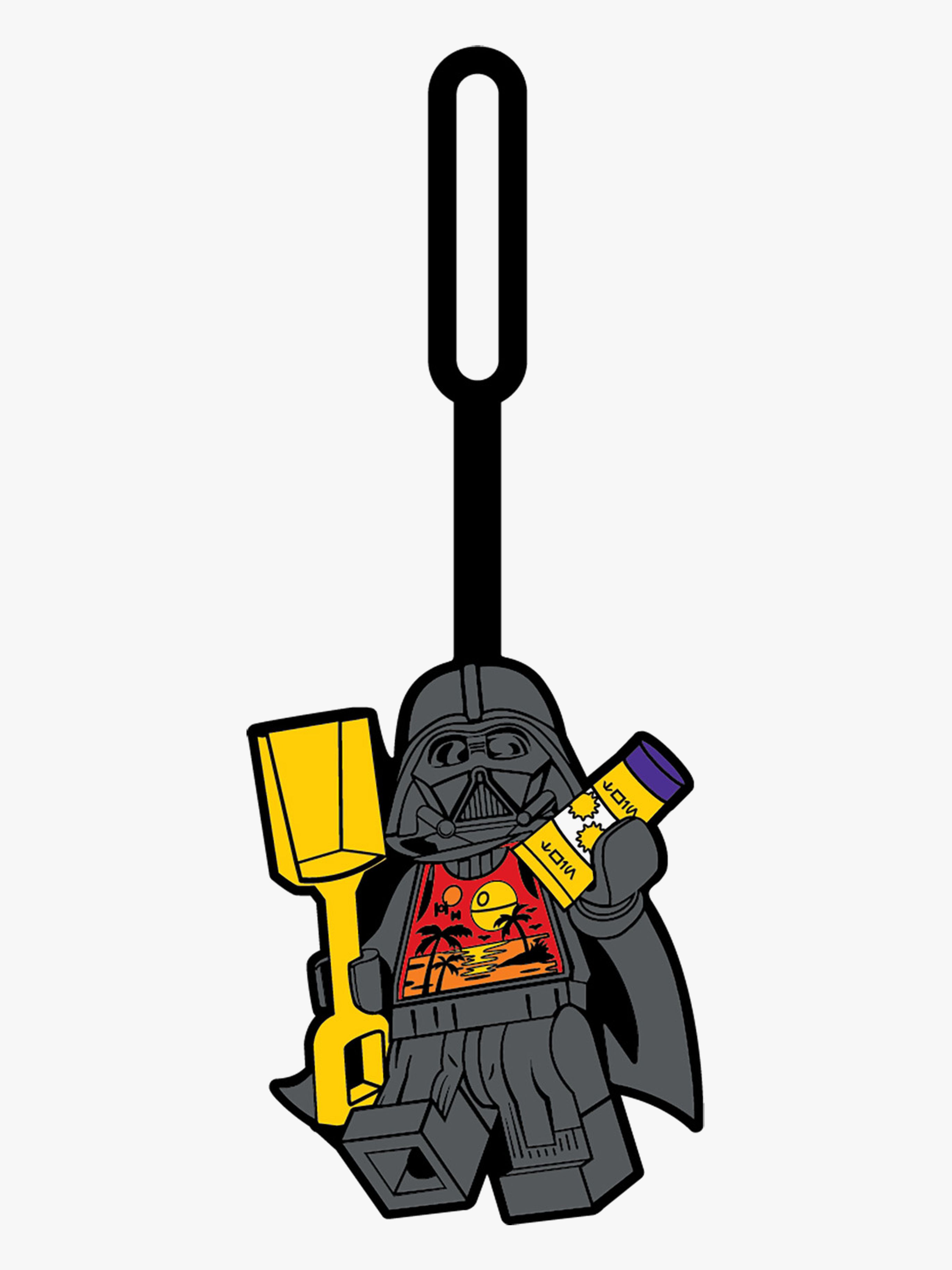 LEGO Star Wars™ Bagage-tag Darth Vader™, Sort/Gul
