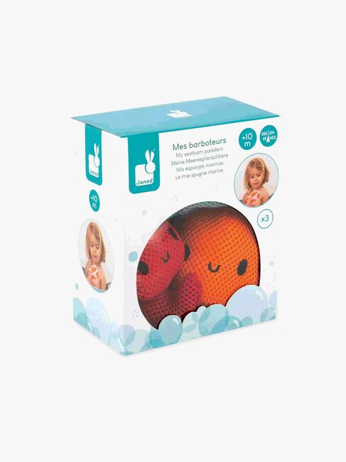 Janod Seafoam Paddlers Badesvampe 3-pak