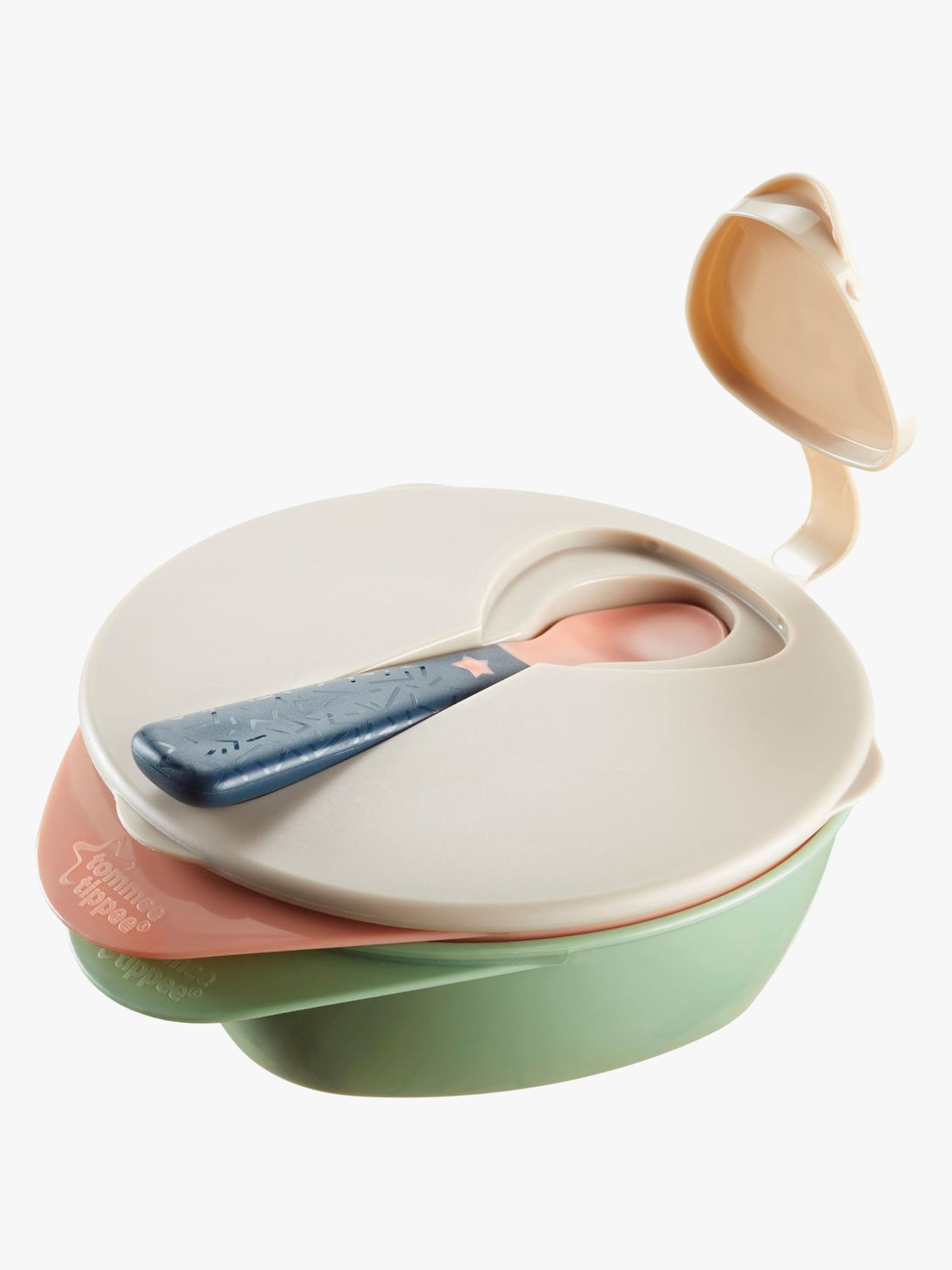 Tommee Tippee Easy Scoop Skål med Låg &  Ske