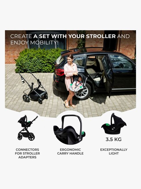 Kinderkraft MINK PRO i-Size Autostol Baby, Black