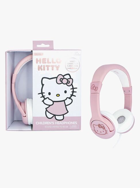 Hello Kitty Høretelefoner med Ører 85dB, Rose