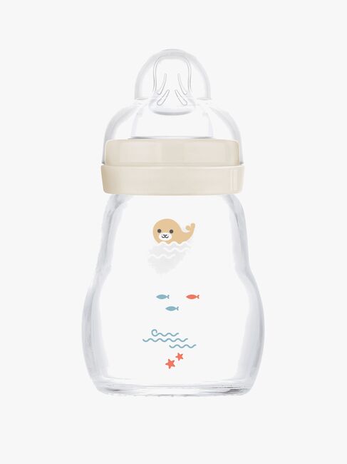 MAM Feel Good Sutteflaske Glas 170 ml, Mix