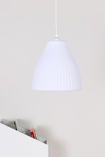 Lilou Lilou Iris Loftlampe Strikket, Hvid