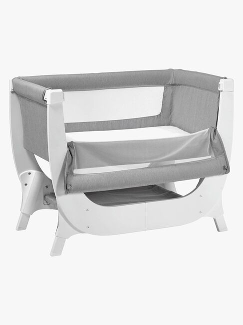 Shnuggle Air Bedside Crib, Dove Grey
