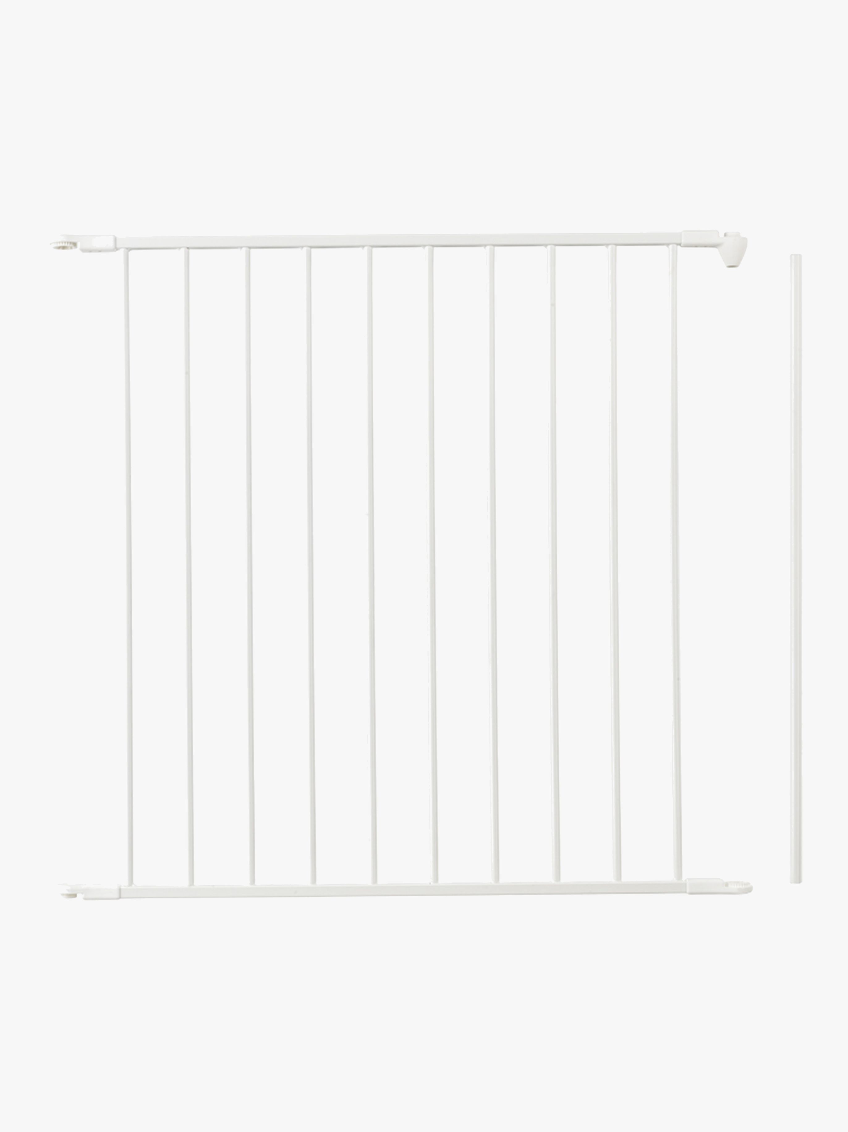BabyDan Forlængning Sikkerhedsgitter Flex L 72 cm, Hvid, Børnegitter