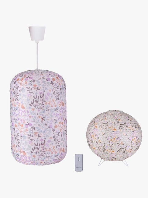 Lilou Lilou Bird Garden Loft- Og Bordlampe, Hvid