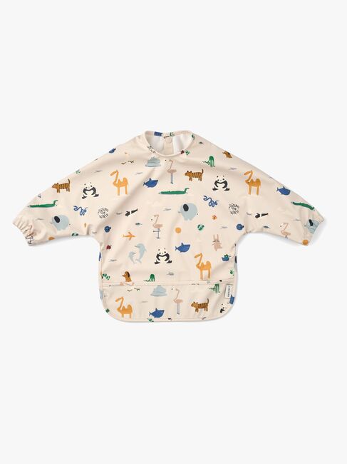 LIEWOOD Merle Cape Hagesmæk med Tryk, Around the world/Sandy