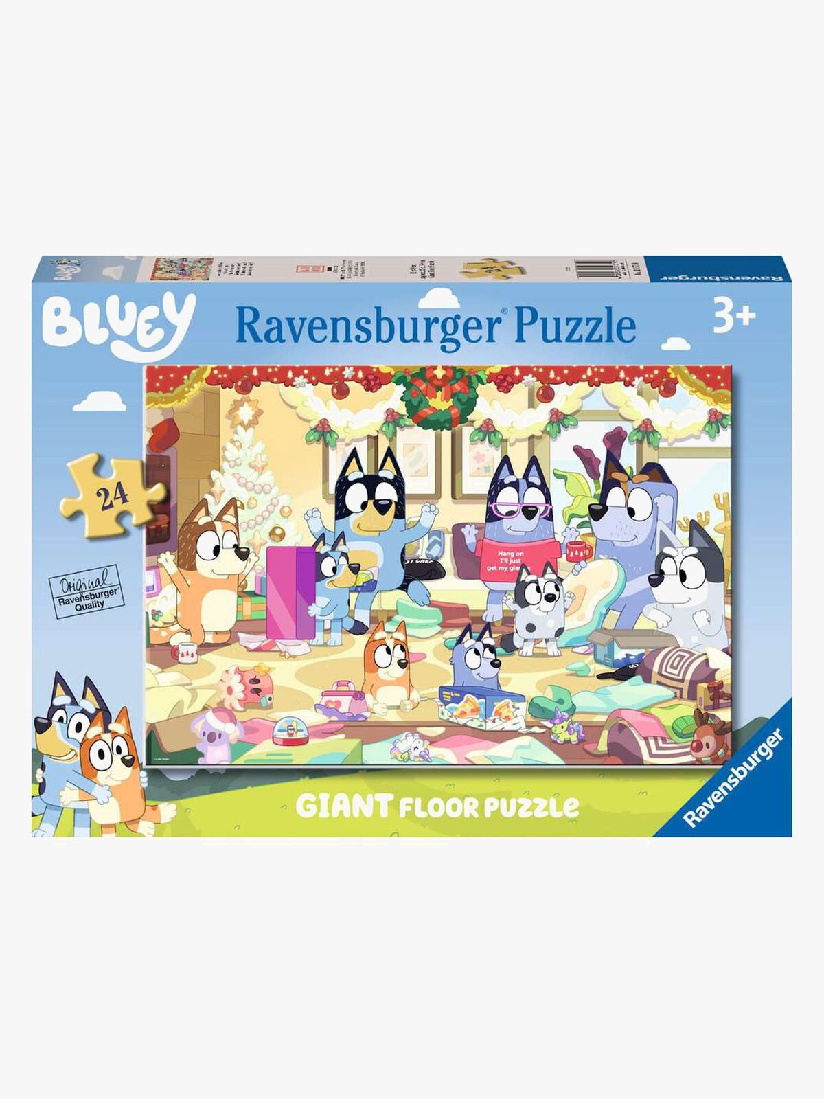 Ravensburger Gulvpuslespil Bluey Jul 24 Brikker