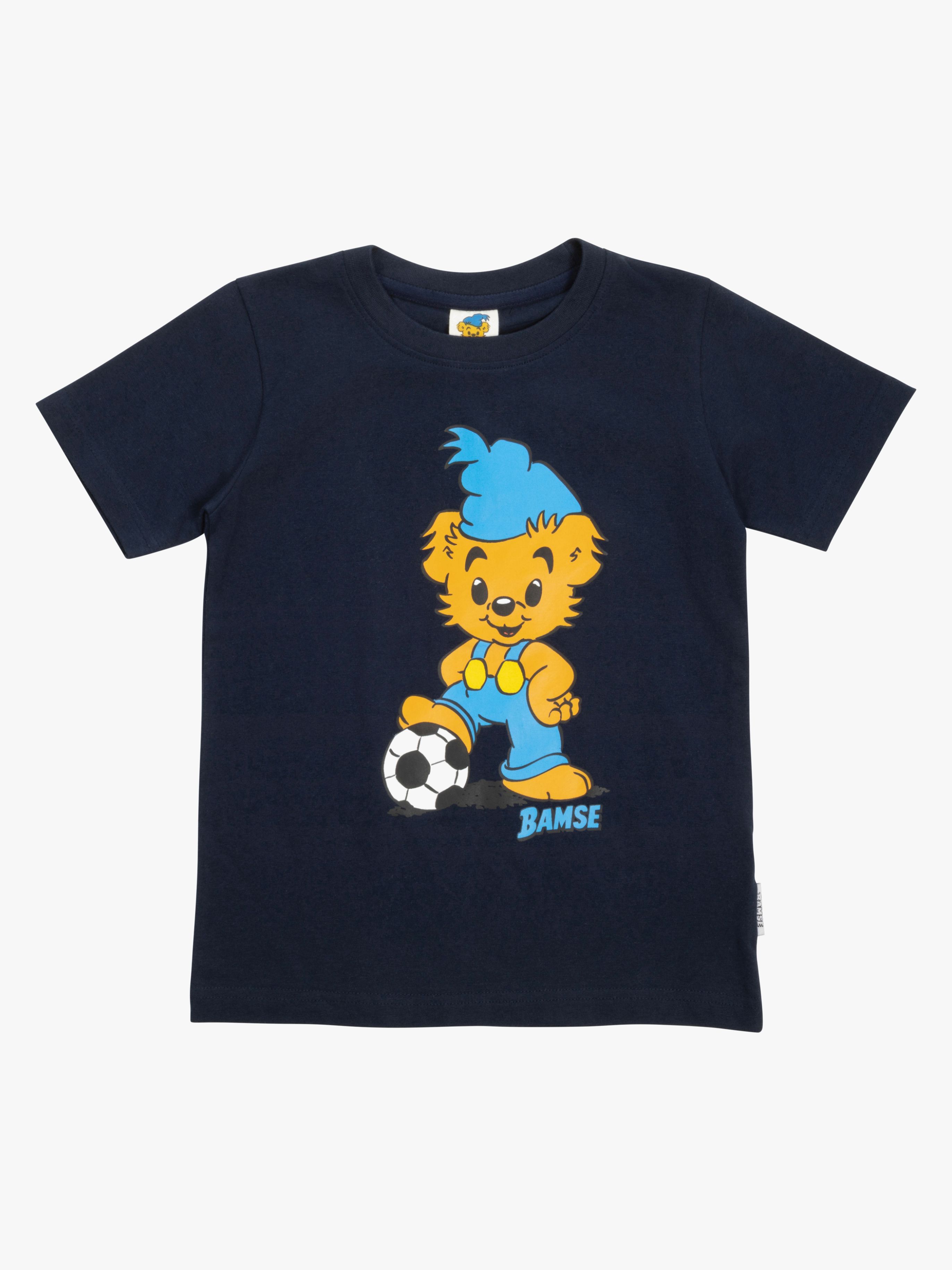 Bamse Fodboldspiller By Martinex T-shirt, Blå, 86