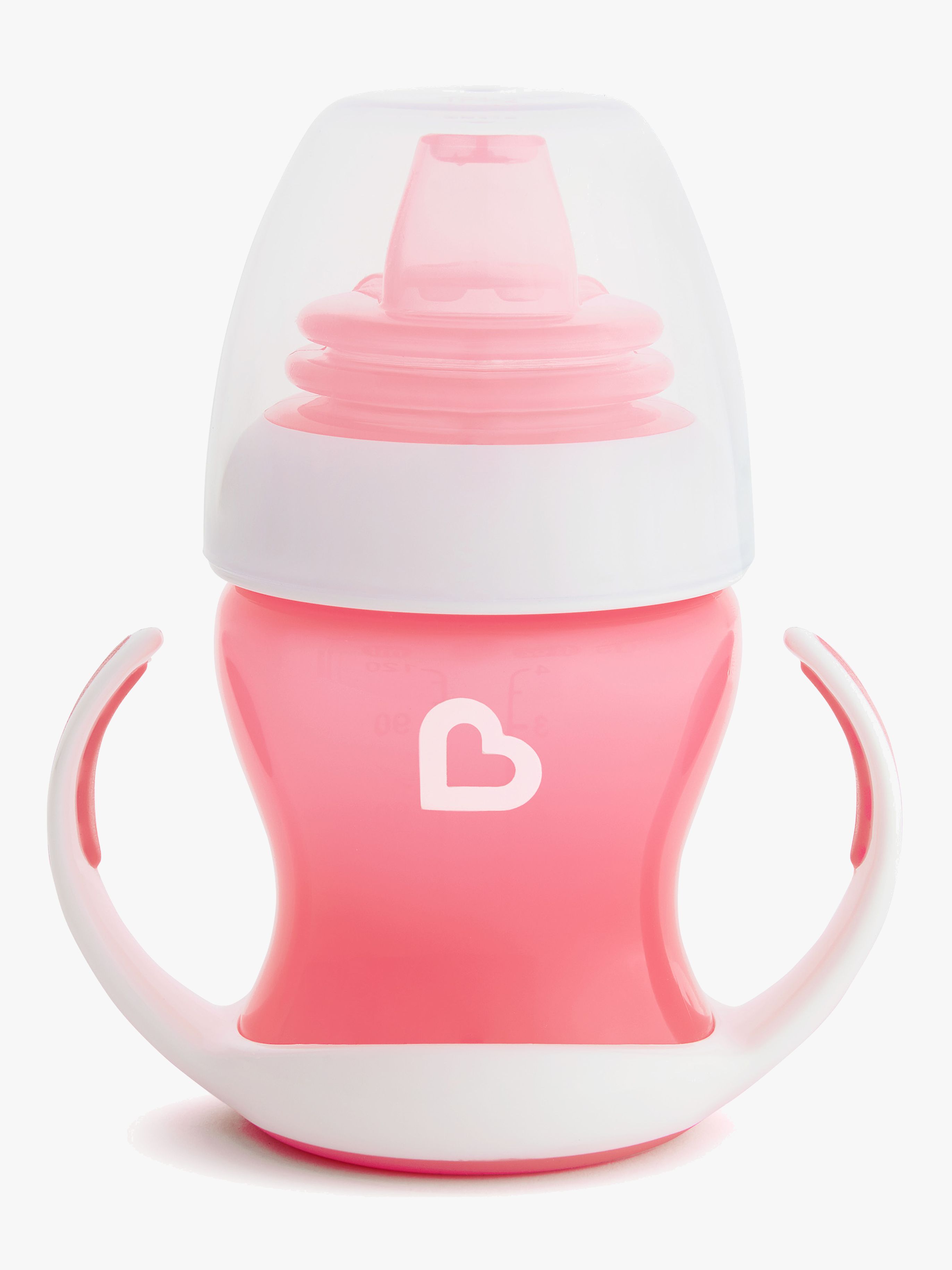 Munchkin Gentle Tudekop med Håndtag, Pink