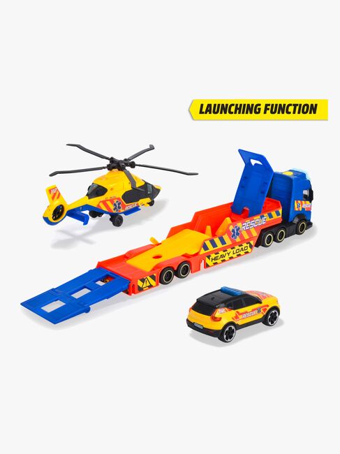 Dickie Toys Redningstransport med Bil og Helikopter