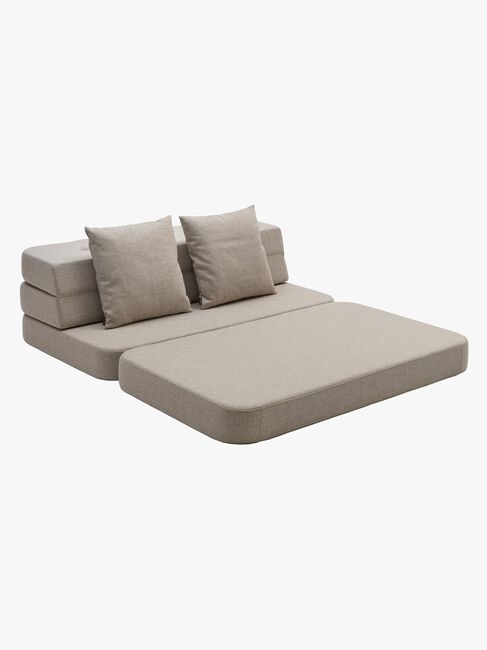 KlipKlap 3 Fold Sofa, Sandfarvet