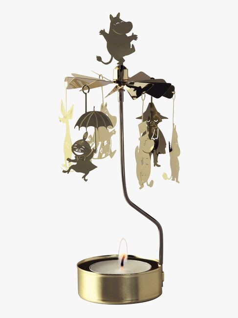 Design Cardell Englespil Mumifamilien med Fyrfadslys, Guldfarvet