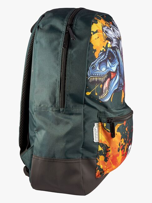 Pure Denmark Dino T-Rex Rygsæk 16L, Grøn