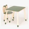 Family-SCL Kanin Bord & Stol Sæt, Khaki