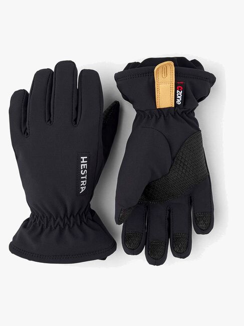 Hestra Czone Pluto JR Handsker, Black