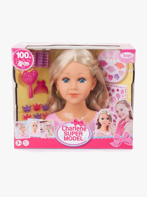 Bayer Design Charlene Super Model Sminkedukke, Blond