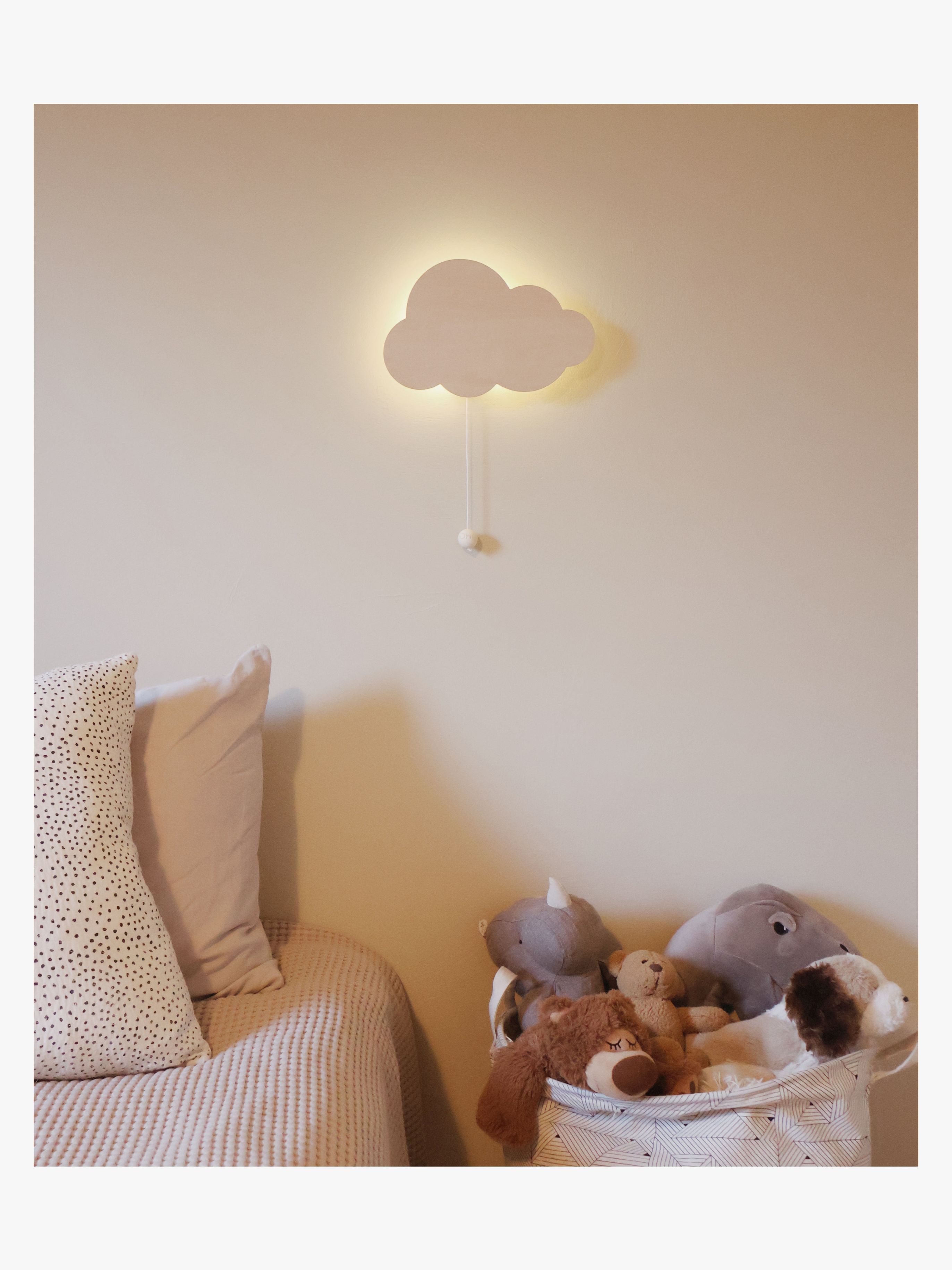 Oh, Poppy! Tove Cloud Væglampe Small, Børnelampe