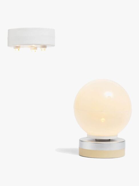 Lundby Dukkehustilbehør Spotlights & Gulvlampe, Beige/Hvid