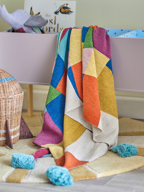 Bloomingville Colorine Tæppe