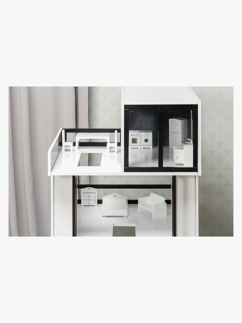 Cloudberry Castle Dukkehus, Sort/Hvid