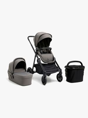 Beemoo Pro Multi 2 Duovogn inkl. Indkøbskurv, Mocha Grey