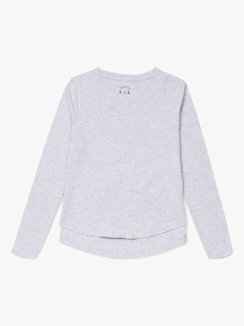 Luca & Lola Alfonsia Top 2-pak, Grey Melange/White