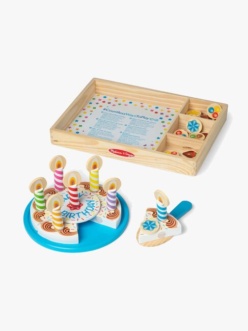 Melissa & Doug Legetøjskage Træ 34 Dele