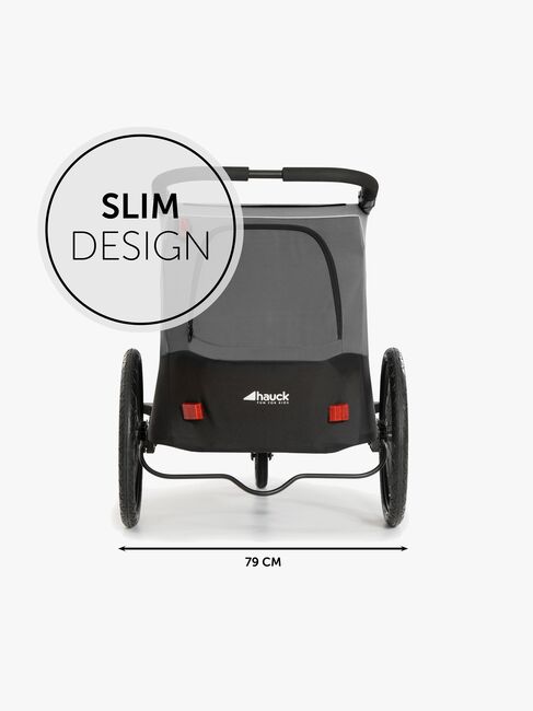 Hauck Dryk Duo Cykelanhænger, Grey