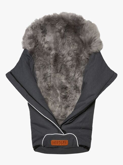 Nordlys Saga Lammeskindskørepose, Grey