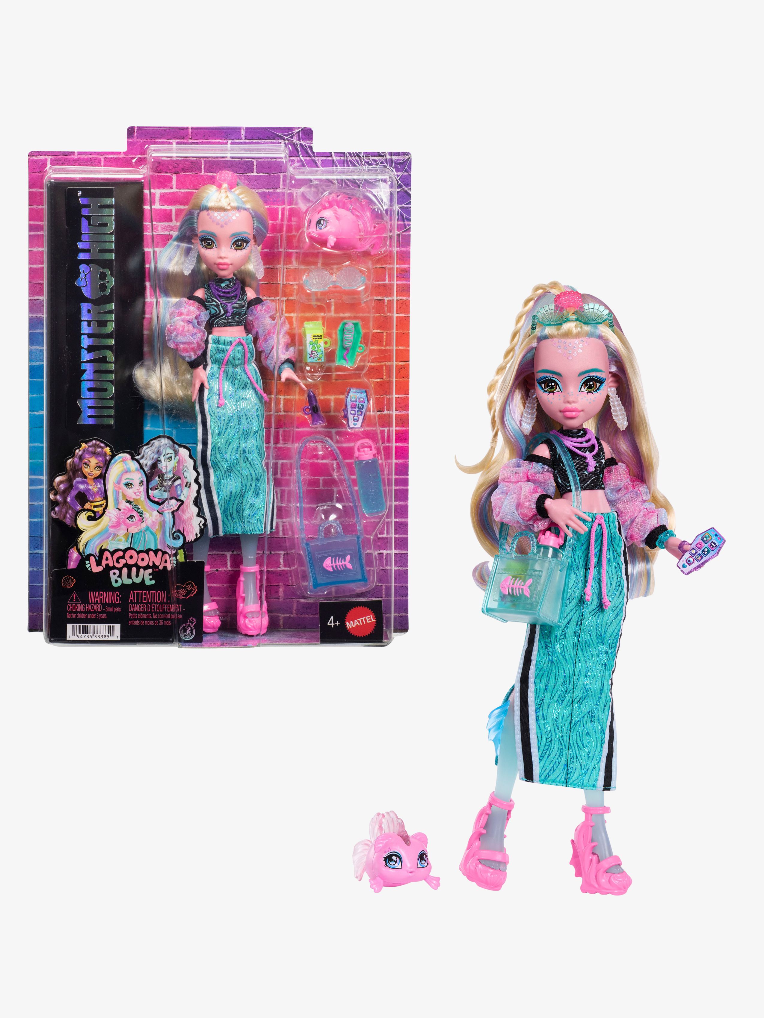 Monster High Core Dukke Lagoona Blue &  Neptuna
