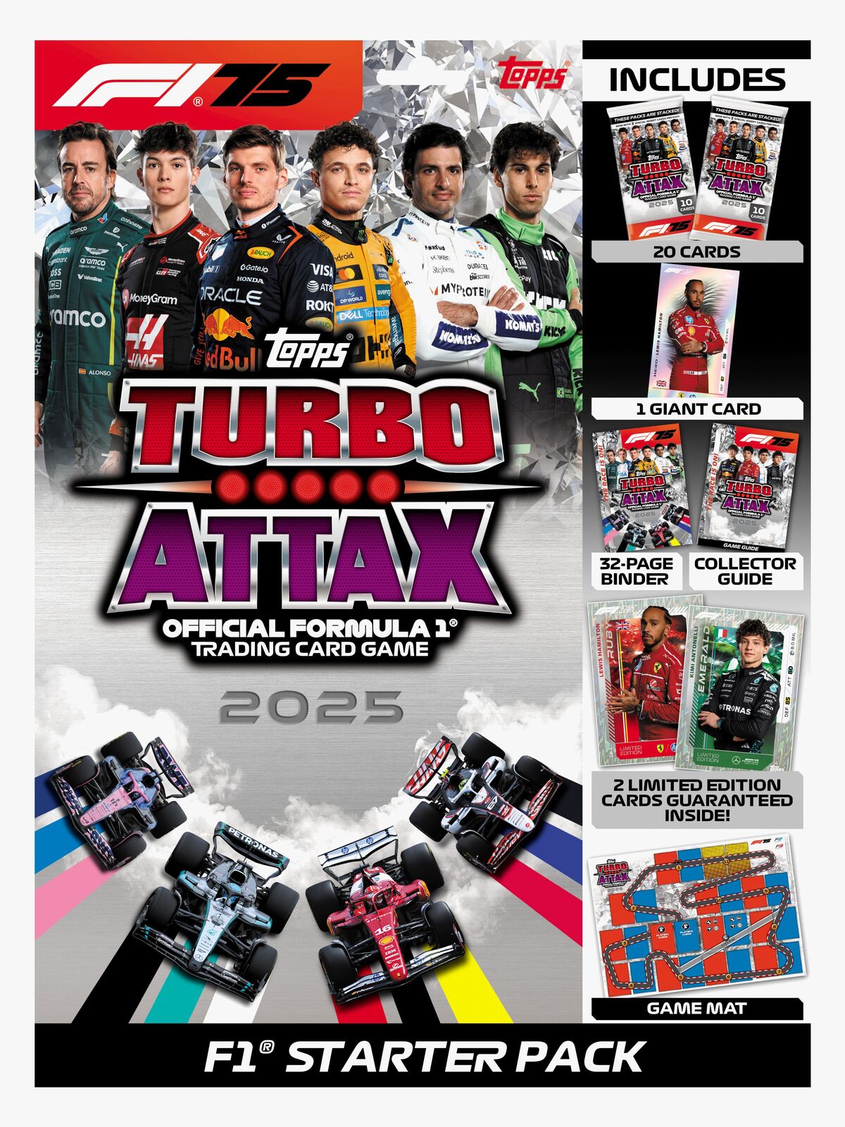 Topps Formula 1 Samlekort Turbo Attax Startpakke