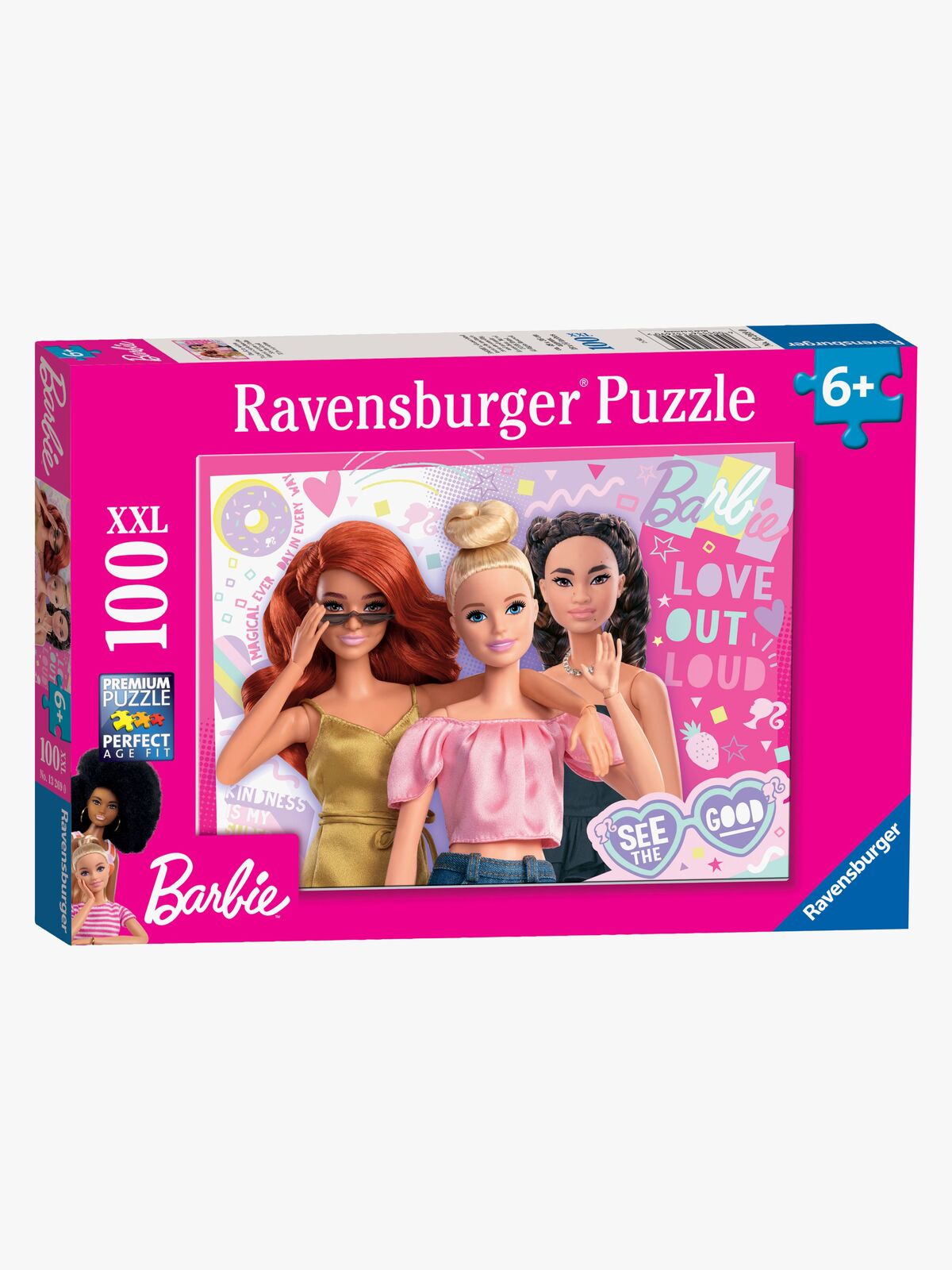 Ravensburger Barbie XXL Puslespil 100 Brikker