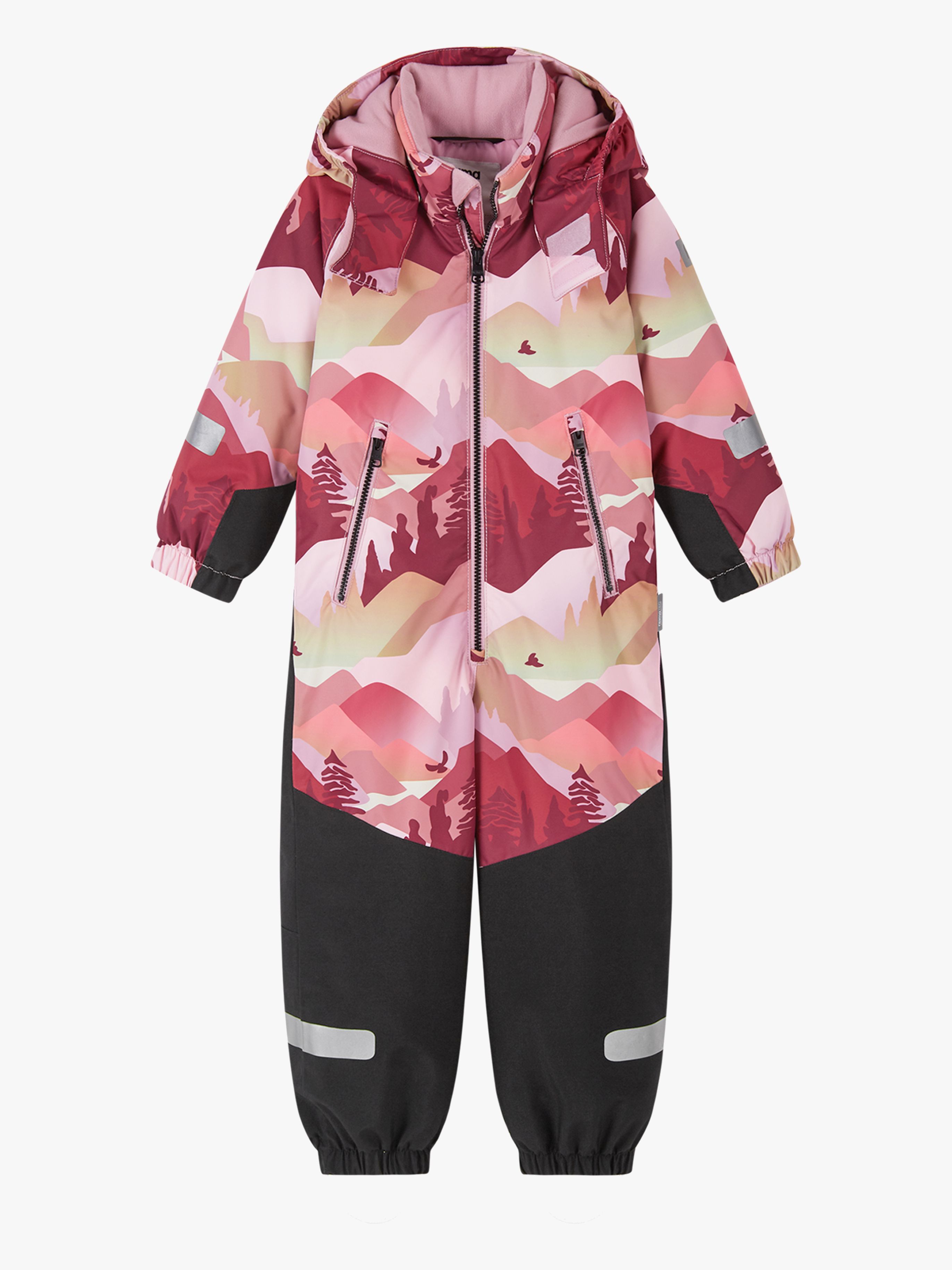 Reima Kurikka Flyverdragt, Grey Pink, 116
