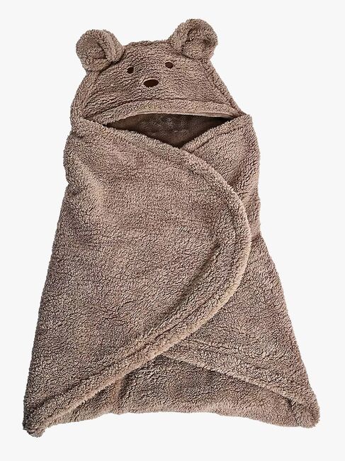 Mini Dreams Bjørn Svøbetæppe, Brun