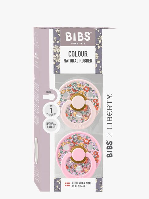 BIBS x Liberty Colour Oscar Meadow Sut 2-pak Latex Str. 1, Petal Mix