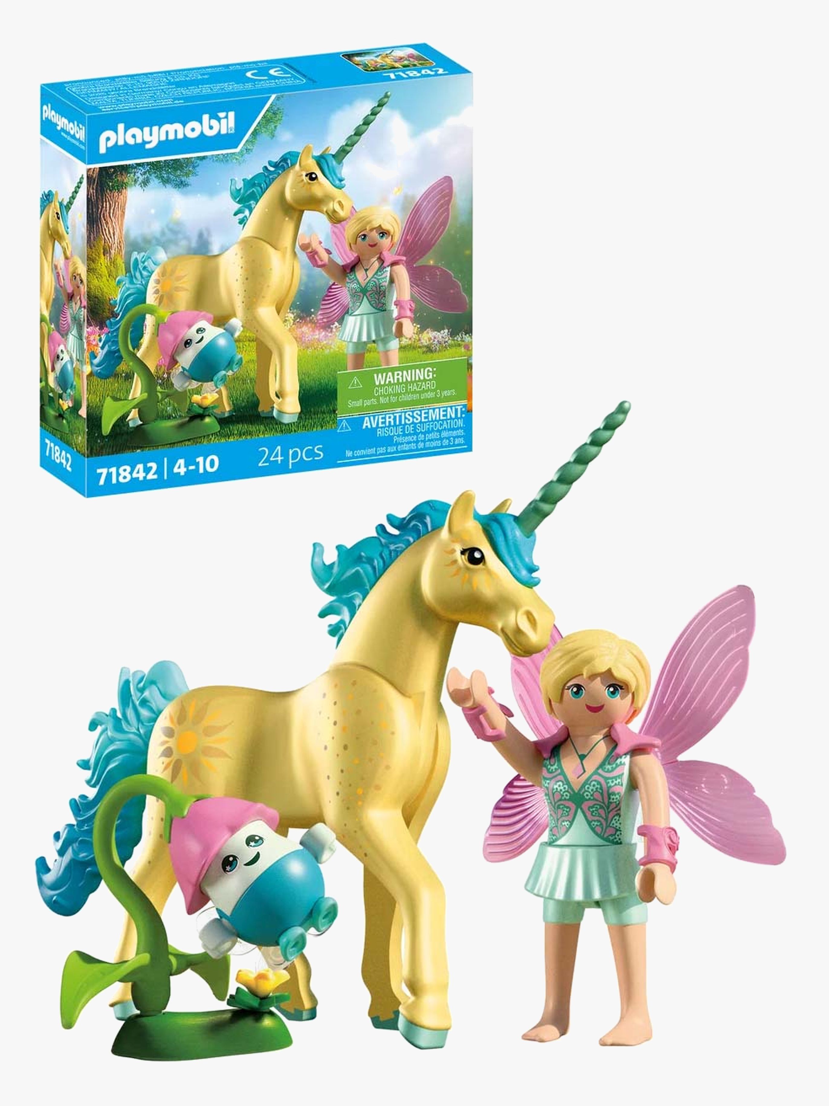 Playmobil Fantasy &  Magic 71842 Samler-enhjørning: Solskinsblomst Med Fe