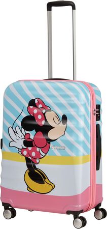 American Tourister Disney Spinner Rejsekuffert 64L, Minnie Pink Kiss