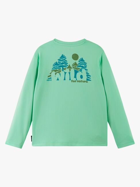 Reima Inista BugProof  Langærmet T-shirt, Fresh Mint