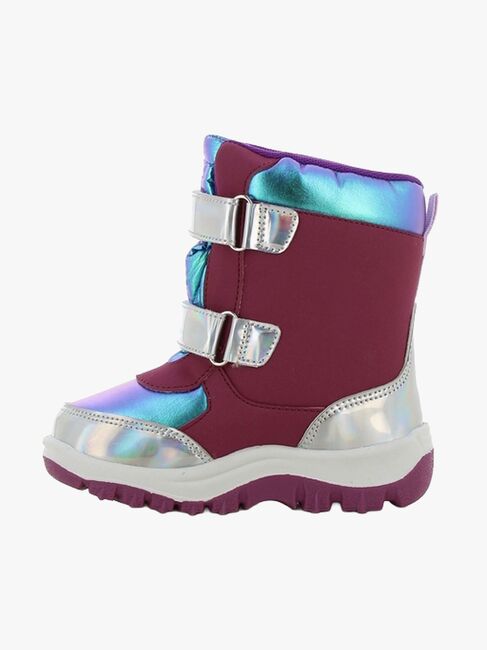 Disney Frozen Vinterstøvler, Silver/Dark Purple
