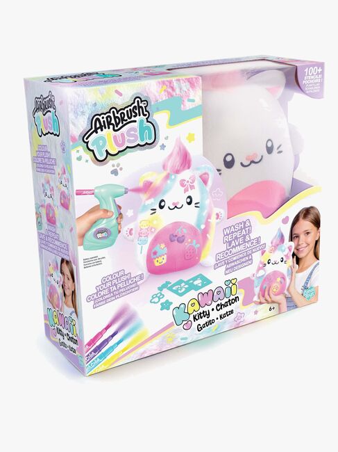 Airbrush Plush Bamse Kawaii Kitty