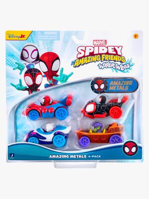 Spidey And His Amazing Friends Bilsæt 4-pak