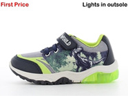 Jurassic World Blinkende Sneakers, Navy/Light Green