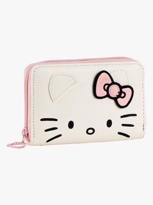 Hello Kitty Tegnebog, Hvid/Lyserød