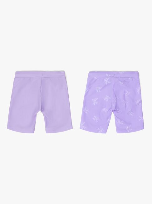 Petite Chérie Atelier Azura UV-shorts 2-pak, Lavender