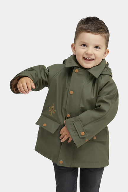 Nordbjörn Viskan Foret Regnjakke, Grøn