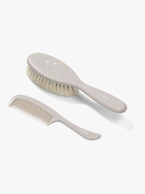 Babyono Natural Børste & Kam, Grå