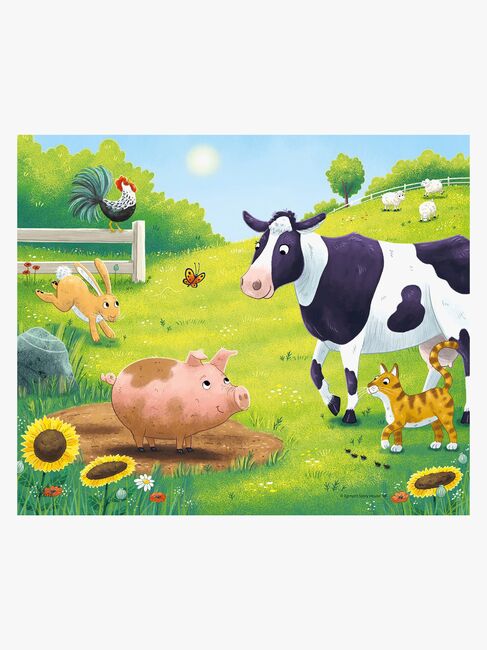 Kärnan Puslespil På Bondegården 6 Brikker