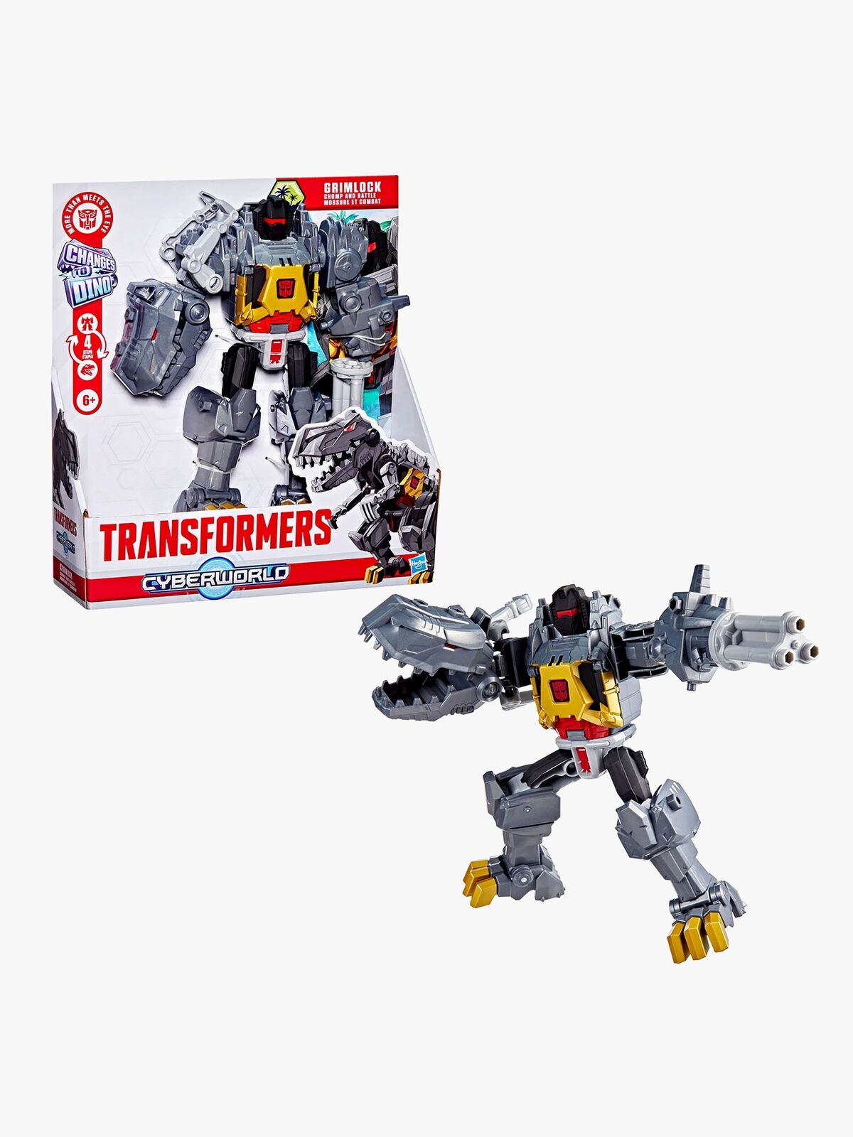 Transformers Cyberworld Figur Chomp & Battle Grimlock