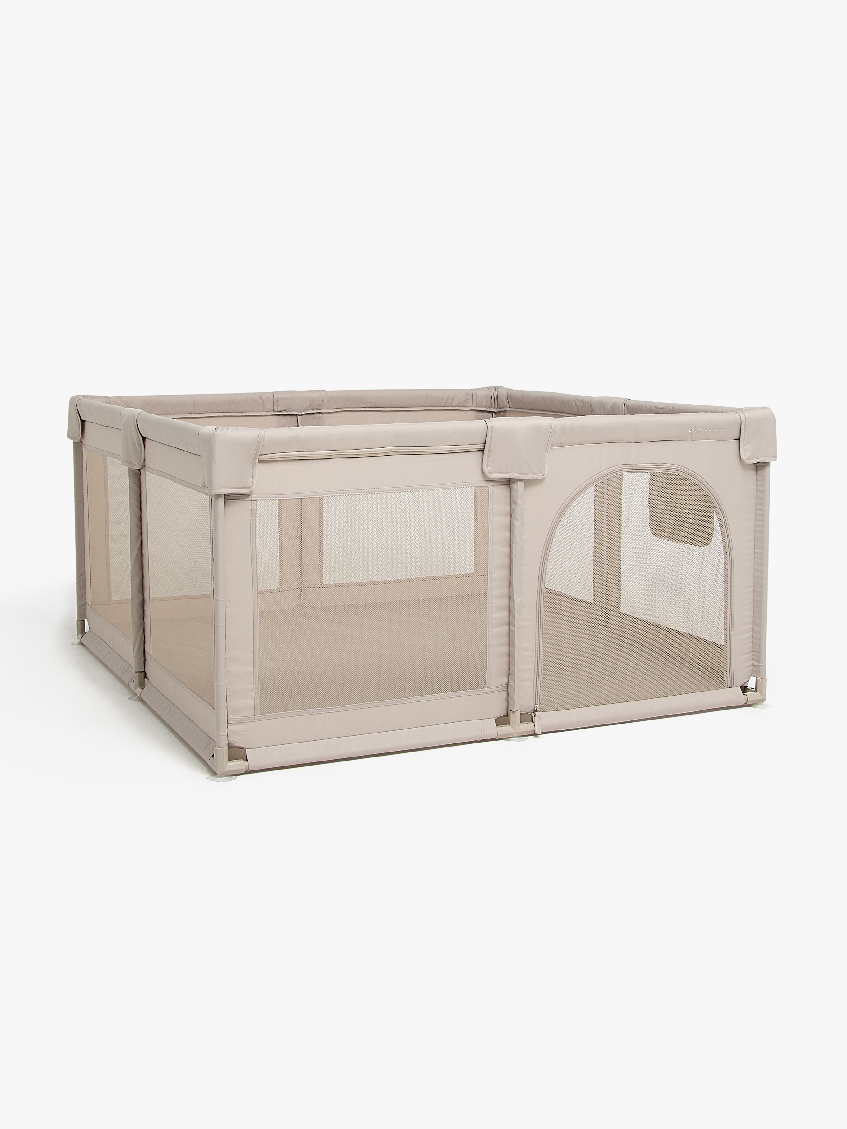 Beemoo SAFE Space Kravlegård 130x130, Beige